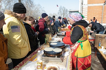 Масленичные гуляние на приходе Троицкого храма г. Коломны (Щурово)