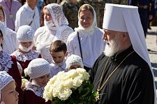 Престольный праздник Троицкого храма. Архиерейское богослужение