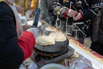 Масленичные гуляние на приходе Троицкого храма г. Коломны (Щурово)