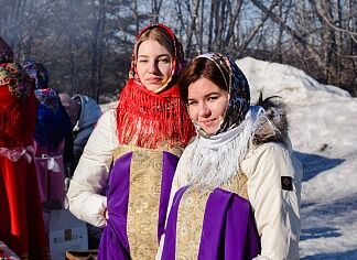 Праздник Масленицы на приходе Троицкого храма