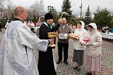 Освящение пасхальной снеди