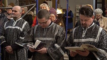 Чтение Великого канона прп. Андрея Критского и жития прп. Марии Египетской