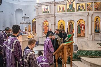 Чин прощения в Троицком храме