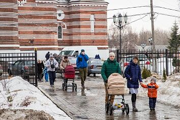 Праздник Масленицы на приходе Троицкого храма
