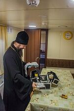 Освящение буксира "Коломенский-805