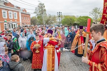 Пасхальные торжества на приходе Троицкого храма