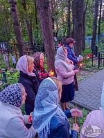 Панихида на щуровском кладбище