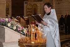 Крещенский сочельник на приходе Троицкого храма.