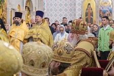 Святейший Патриарх Московский и всея Руси Кирилл совершил чин Великого освящения Троицкого храма г. Коломна (Щурово).