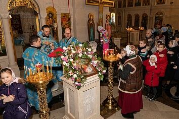 Сретение Господне на приходе Троицкого храма
