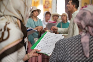 Воскресное богослужение на неделе 1-й по Пятидесятнице, Всех святых