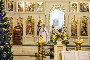 Крещенский сочельник в Троицком храме