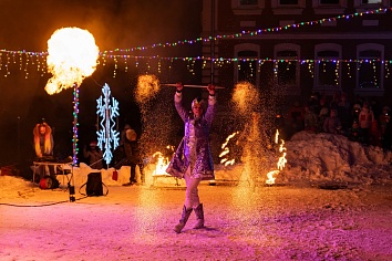 Традиционные Рождественские гуляния на приходе