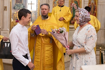 Вручение аттестатов выпускникам гимназии