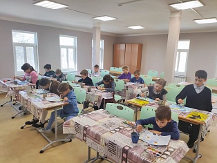 Занятия в Воскресной школе - Крестопоклонная неделя