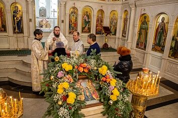 Крещенский сочельник в Троицком храме
