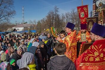 Праздник Пасхи на приходе Троицкого храма
