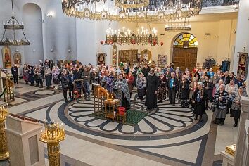 В Троицком храме было совершено таинство Соборования