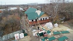 Продолжение кровельных работ