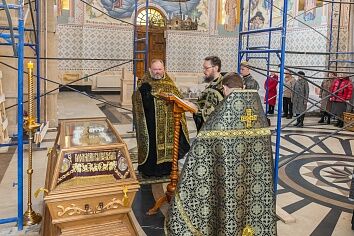 На утренней службе Великой Пятницы