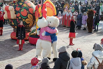Масленичные гуляние на приходе Троицкого храма г. Коломны (Щурово)