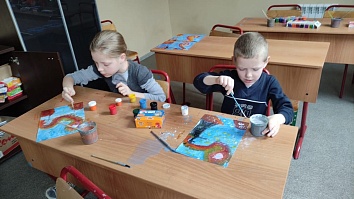 Занятие в Воскресной школе - житие Сергея Радонежского