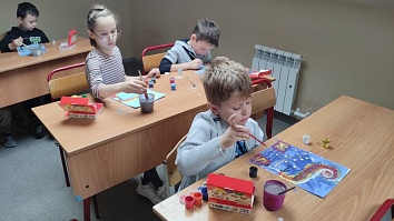 Занятие в Воскресной школе - житие Сергея Радонежского