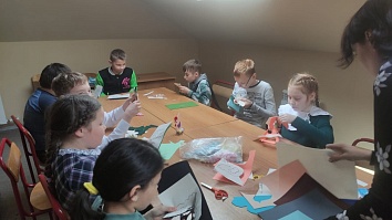 Занятия в Воскресной школе - подготовка к светлому празднику Пасхи