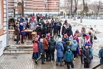 Праздник Масленицы на приходе Троицкого храма