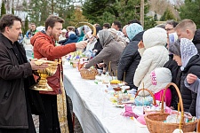 Освящение пасхальной снеди