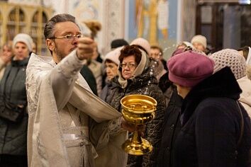 Литургия в день Навечерия Богоявления