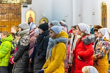 Миссионерская литургия прошла в Троицком храме