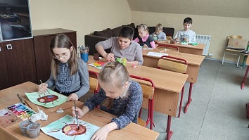 Занятия в Воскресной школе - Творческие занятия