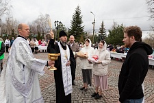 Освящение пасхальной снеди