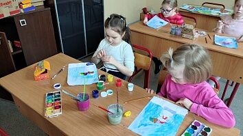 Занятие в Воскресной школе - Крестопоклонная неделя