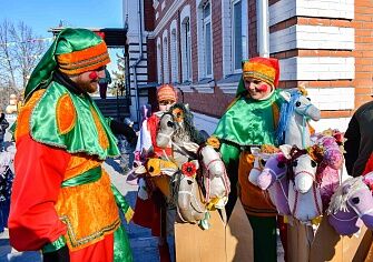 Праздник Масленицы на приходе Троицкого храма