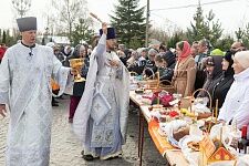 Освящение пасхальной снеди