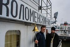 Освящение буксира "Коломенский-805