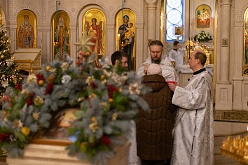 Божественная Литургия в воскресенье, на неделе тридцать первой по Пятидесятнице, по Рождестве Христовом