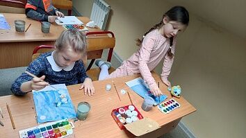 Занятие в Воскресной школе - Крестопоклонная неделя