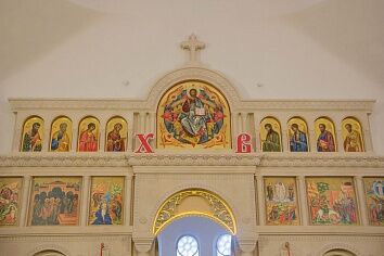 Освящение икон Троицкого храма