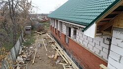 Продолжение кровельных работ