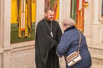 Чин прощения в Троицком храме