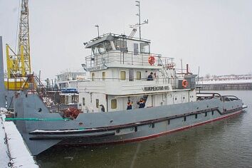 Освящение буксира "Коломенский-805