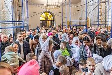 Пасхальные гуляния на приходе Троицкого  храма. 2022 год.
