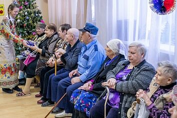 Поездка в дом-интернат "Ветеран"