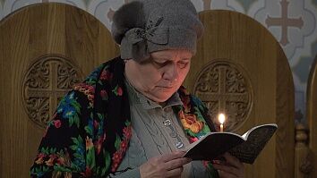 Торжественная служба вечером Великого Четверга