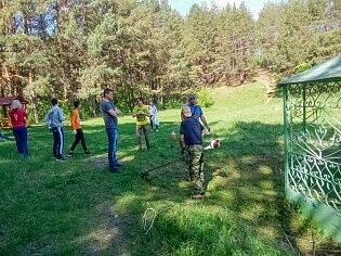 Состоялось благоустройство источника свт. Николая в Полянах