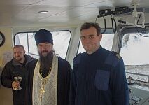 Освящение буксира "Коломенский-805