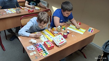 Занятия в Воскресной школе - Вход Господень в Иерусалим